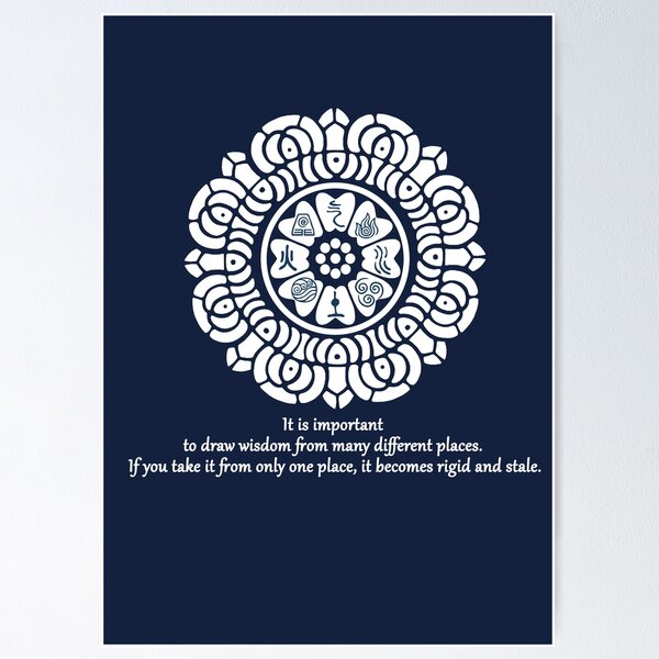 Item preview, Wisdom of the White Lotus designed and sold by silentrebel.