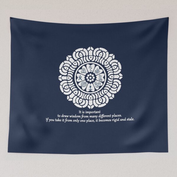 Item preview, Wisdom of the White Lotus designed and sold by silentrebel.