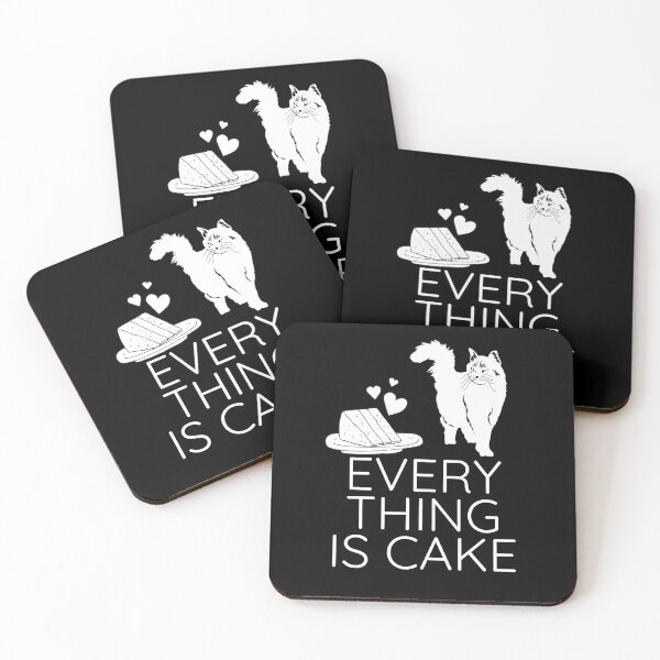 Item preview, Everything is Cake Cat Day Funny Trendy Typography designed and sold by sinceanna.