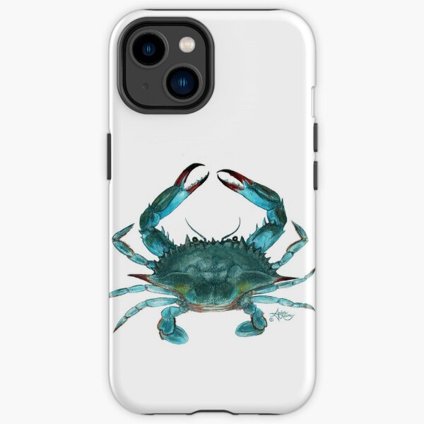 "Blue Crab" by Amber Marine, watercolor painting, © 2013 iPhone Tough Case