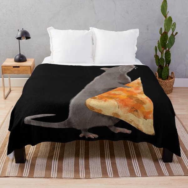 Item preview, Pizza Rat (Black) designed and sold by flockadoodle.