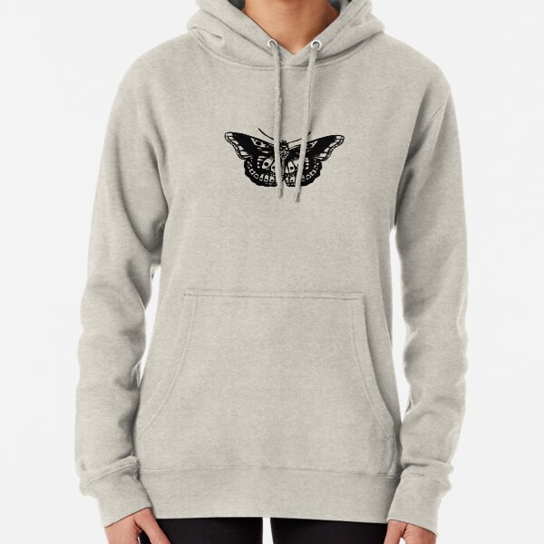 Tatuaje De Mariposa Sudadera con capucha