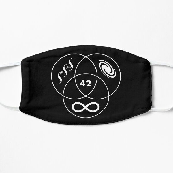 Hitchhikers Guide To The Galaxy 42 Flat Mask