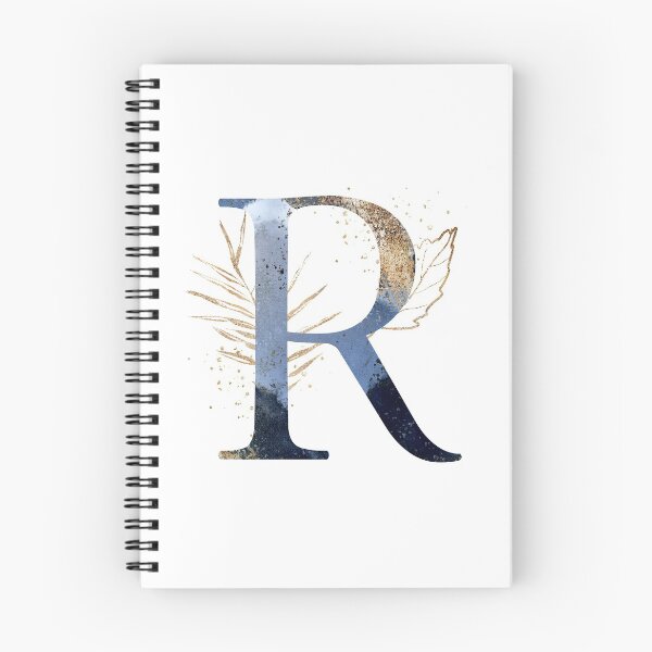 Item preview, Floral Initial Letter R, Monogram Gifts designed and sold by PinkLotusArt.
