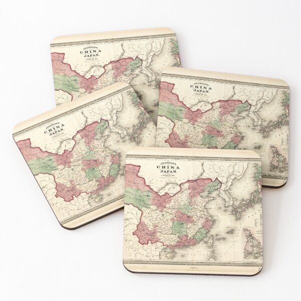 Item preview, Map of China and Japan (1868) designed and sold by allhistory.