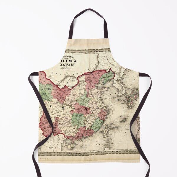 Item preview, Map of China and Japan (1868) designed and sold by allhistory.
