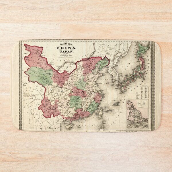 Item preview, Map of China and Japan (1868) designed and sold by allhistory.