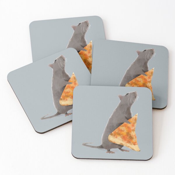 Item preview, Pizza Rat (Grey) designed and sold by flockadoodle.