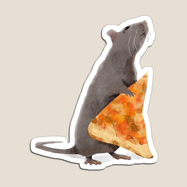 Item preview, Pizza Rat (Grey) designed and sold by flockadoodle.
