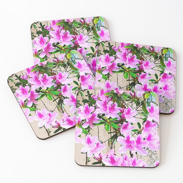 Item preview, Azaleas on Old Wall designed and sold by SueBMytko.