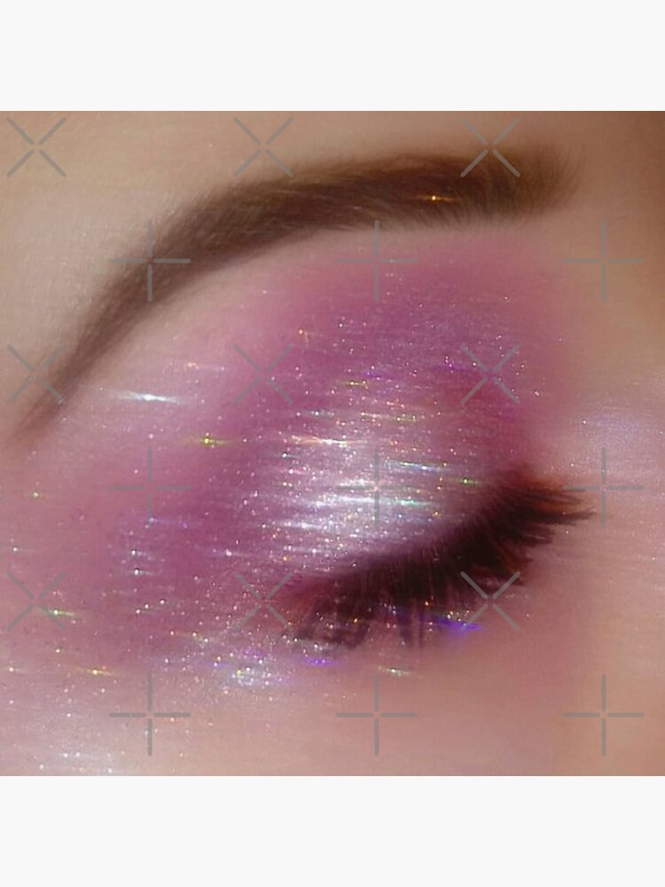 pink sparkly euphoria makeup Photographic Print for Sale by sabrina l