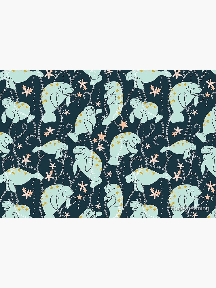 Oh the Hue-Manatee: Teal by ShopCharming