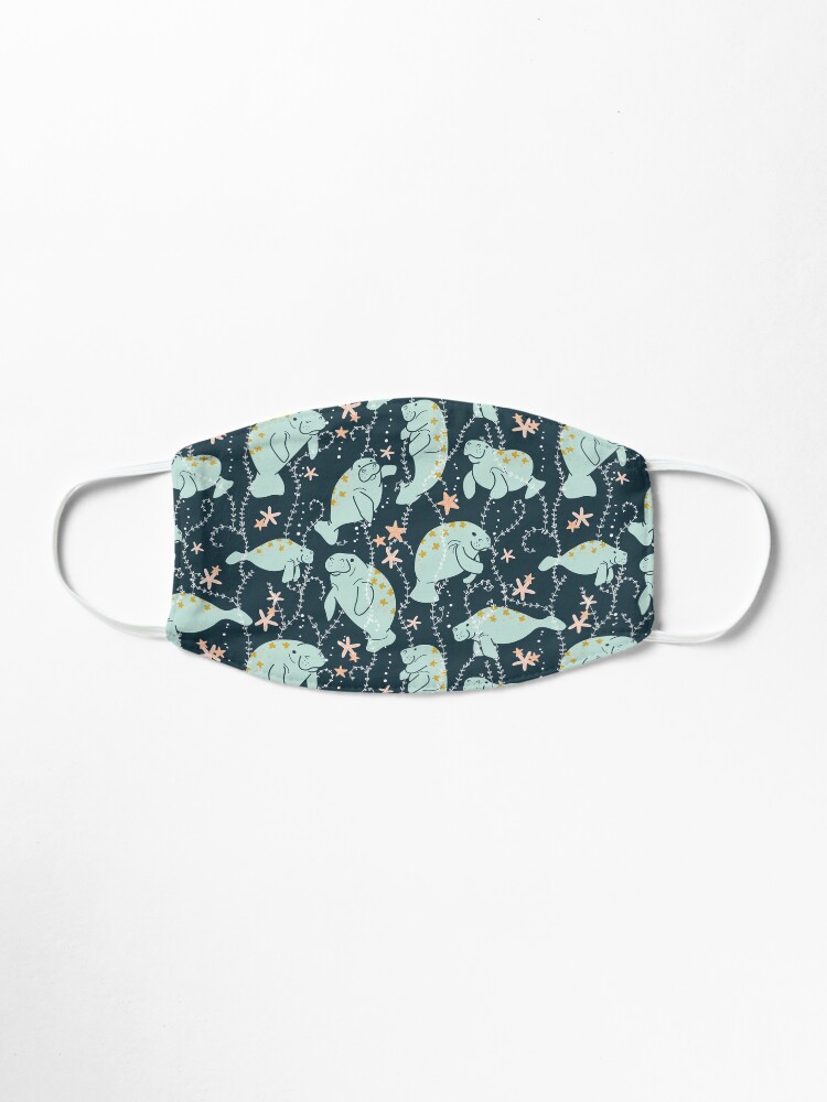 Alternate view of Oh the Hue-Manatee: Teal Mask