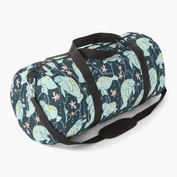 Oh the Hue-Manatee: Teal Duffle Bag