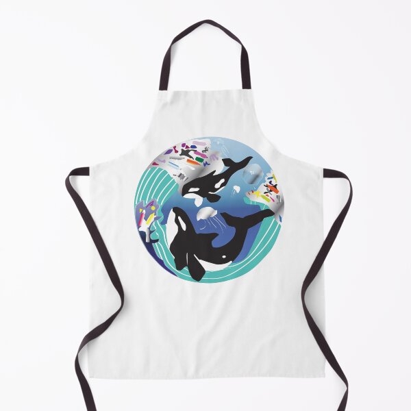 Item preview, Orcas and the polluted ocean designed and sold by Shinebyyou.