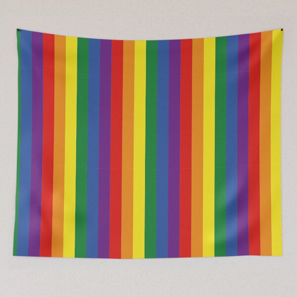 Item preview, Vertical Rainbow Stripes designed and sold by LCWaterworth.