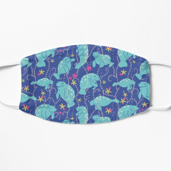 Oh the Hue-Manatee: bright Flat Mask