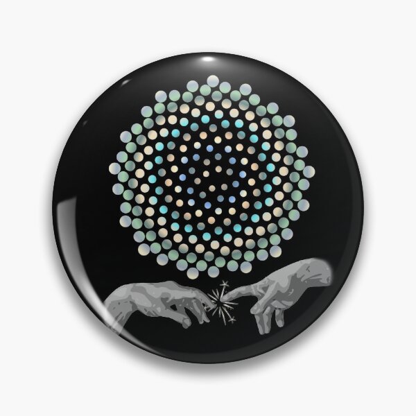 Item preview, Hands of Creation - Fiboncci Pattern Flower of Life designed and sold by ColorfulMystic.