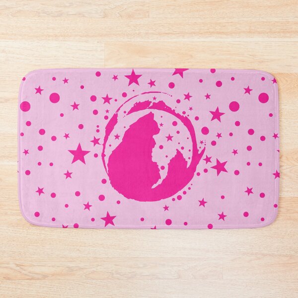 Item preview, Cute cat long hair kitten pink cat pattern design designed and sold by MadandMean.