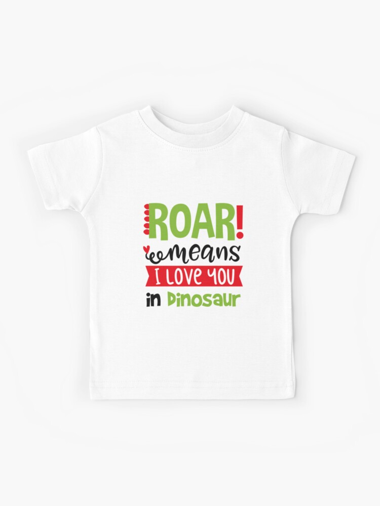 Roar means I love you in Dinosaur Pin by Lapeticrafter