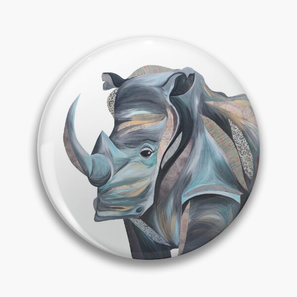 Item preview, Rhonda the Rhino designed and sold by hearteyedartist.