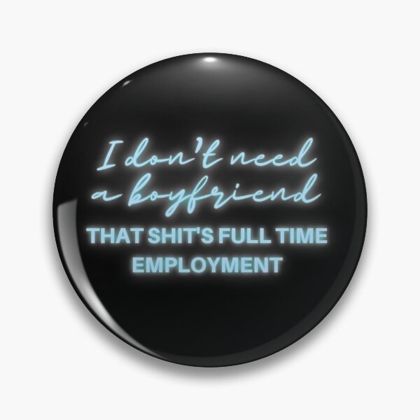 Heart Break Hotel Neon Letters Pin