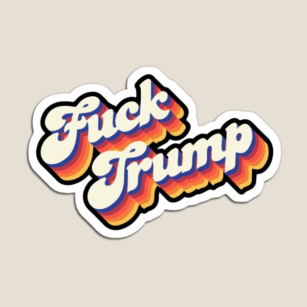 Vista previa del artículo con la obra «F Trump», diseñado y vendido por happygSHOP.
