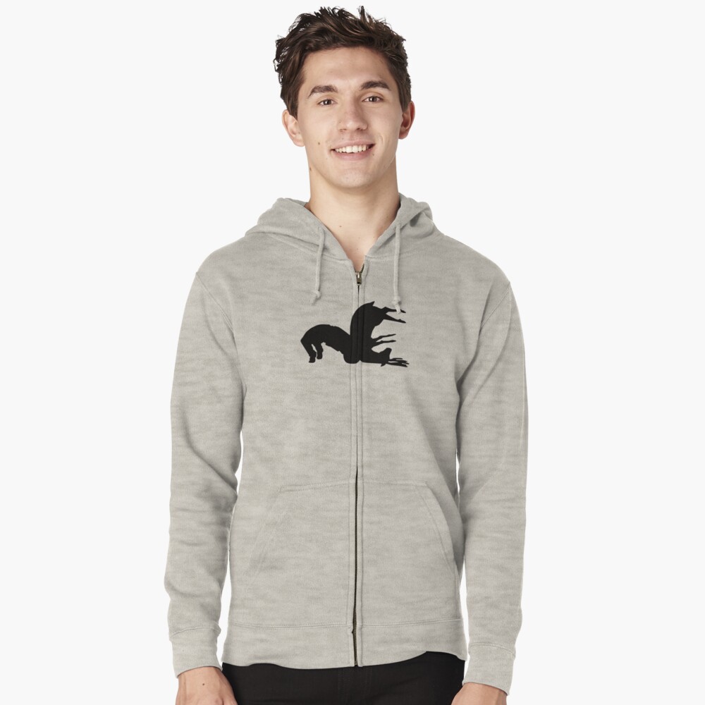 "Deer suplex" Zipped Hoodie by ShredMarm | Redbubble