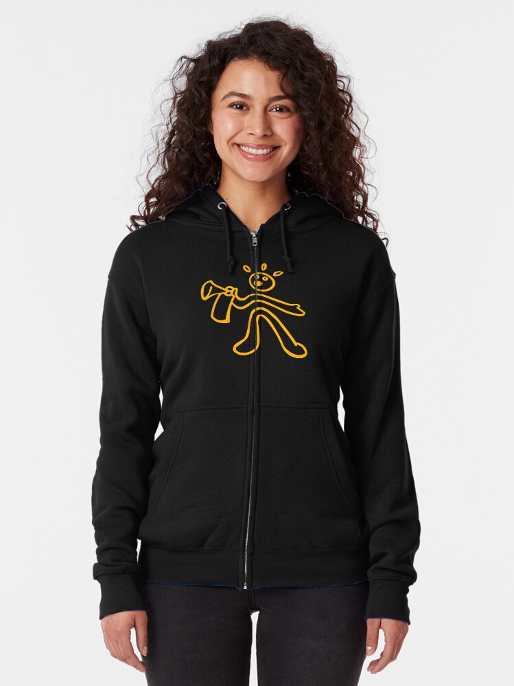 Alternate view of voice raver Zipped Hoodie