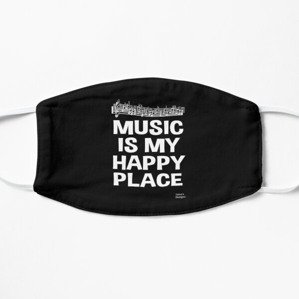 Music Is My Happy Place - Jame's Designs Mask
