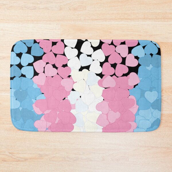 Item preview, Transgender Pride Flag- Falling Hearts designed and sold by dysperdis.