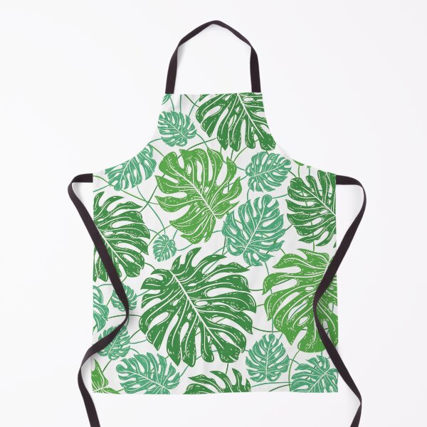Item preview, Green tropical monstera leaves designed and sold by Jenmag.