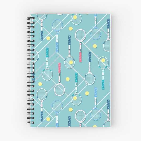 Item preview, Vintage Tennis Racquets on Aqua Green - Decorative Pattern designed and sold by Gabriela Simon.