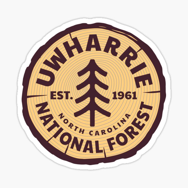 Pisgah National Forest Trees 3 Vinyl Sticker – Starfangled Press