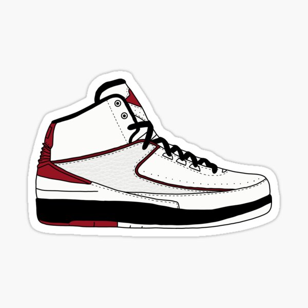 Vista previa del artículo con la obra «Air Jordan II (2) "Varsity Red"», diseñado y vendido por gaeldesmarais.