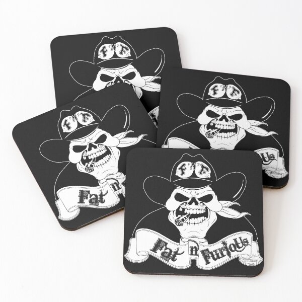 Item preview, Fat n' Furious Band Skull Logo  designed and sold by IcarusBadger.