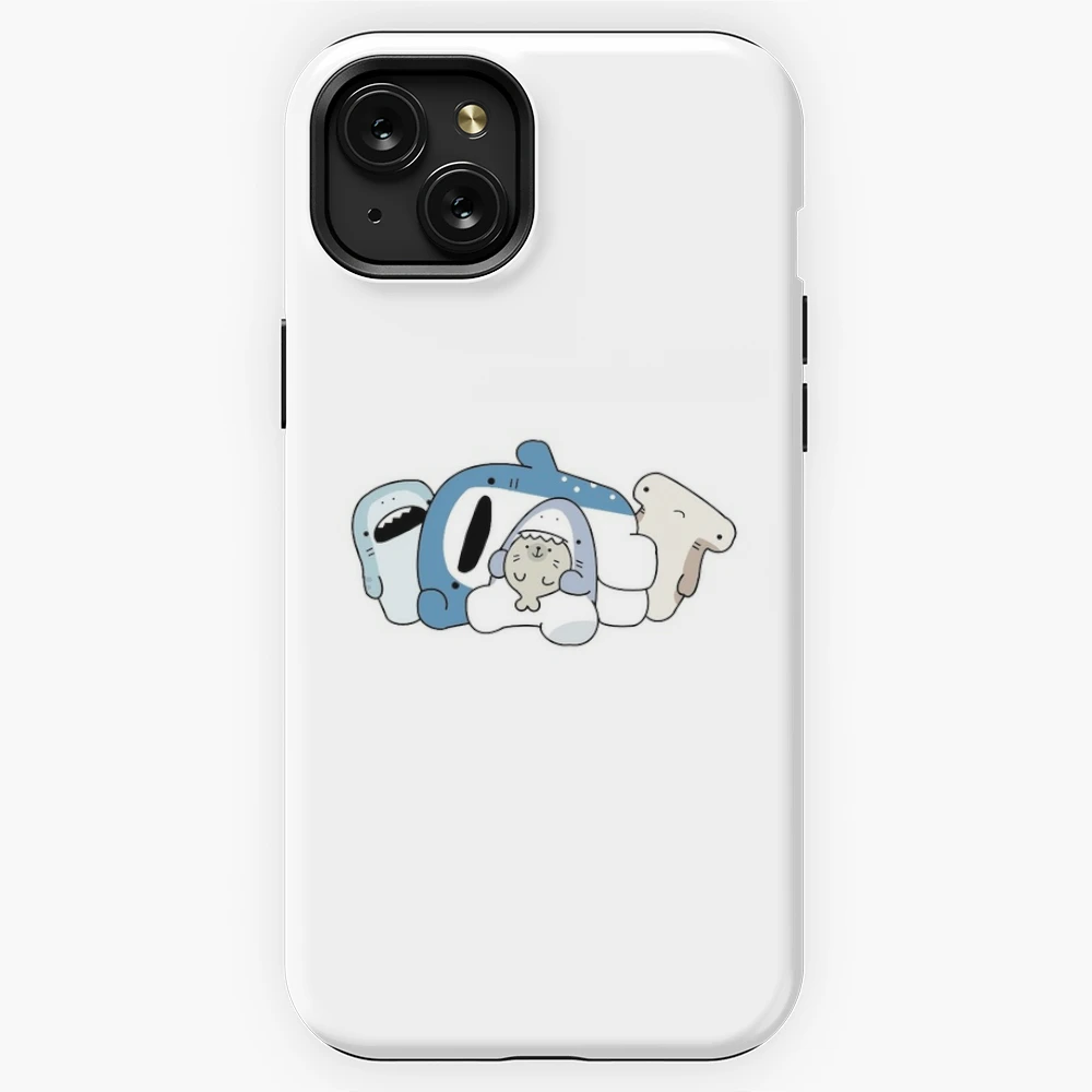 cute sharks with seal  iPhone Case for Sale by boogiestickers