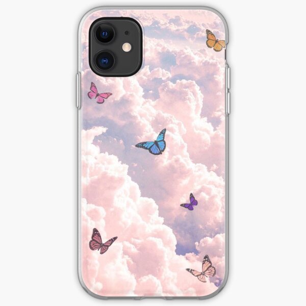 Cloudy Butterfly iPhone Soft Case