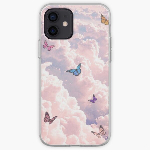 Cloudy Butterfly iPhone Soft Case
