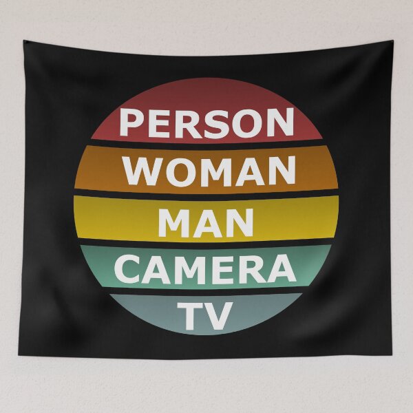 Item preview, Person Woman Man Camera TV Quote designed and sold by BleuSky.