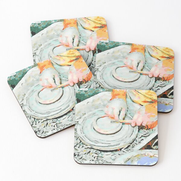 Item preview, Hands of the ceramist craftsman designed and sold by Giuseppe Cocco.