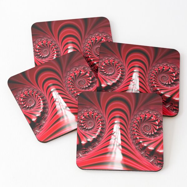 Item preview, Red Banded Spirals designed and sold by Elisabeth Lucas.