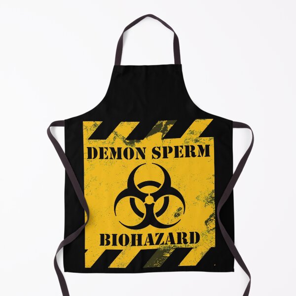 Item preview, Demon Sperm Conspiracy Theory Biohazard Sign designed and sold by everyspender.