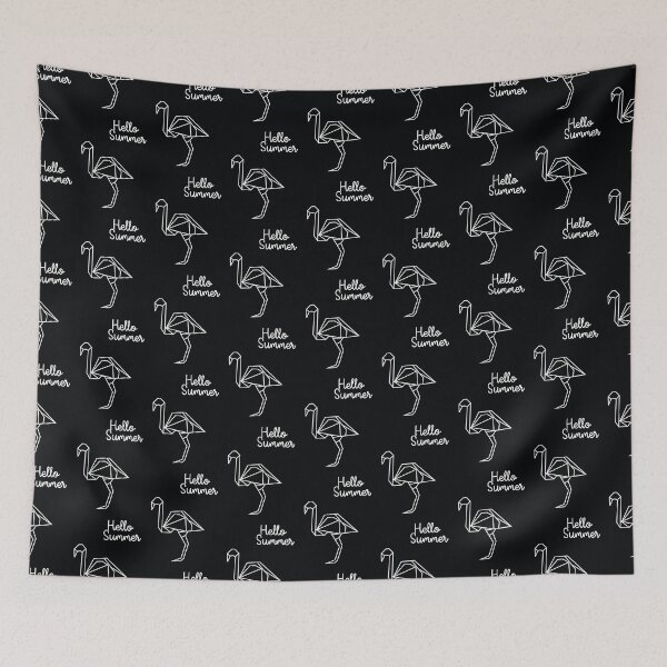 Item preview, Origami Flamingo black designed and sold by Give Me that Pencil.