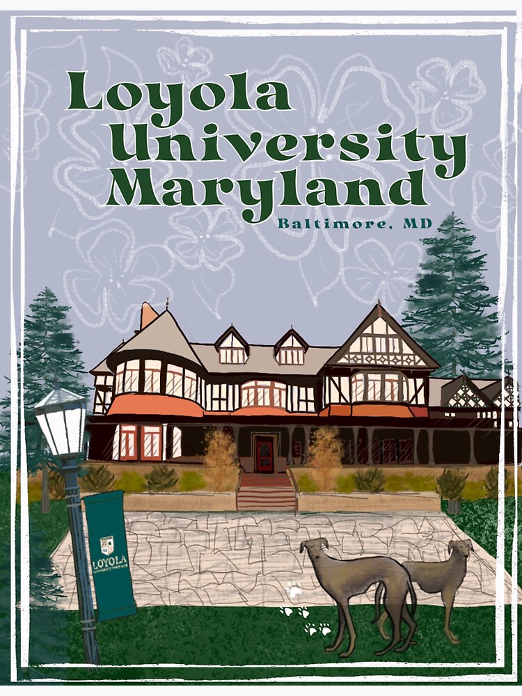 "Loyola University Maryland" Sticker for Sale by sheaoat Redbubble