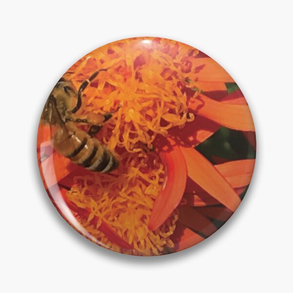 Item preview, Honey Bee Orange Flower | Mexican Fire Bush designed and sold by JDMHoney.