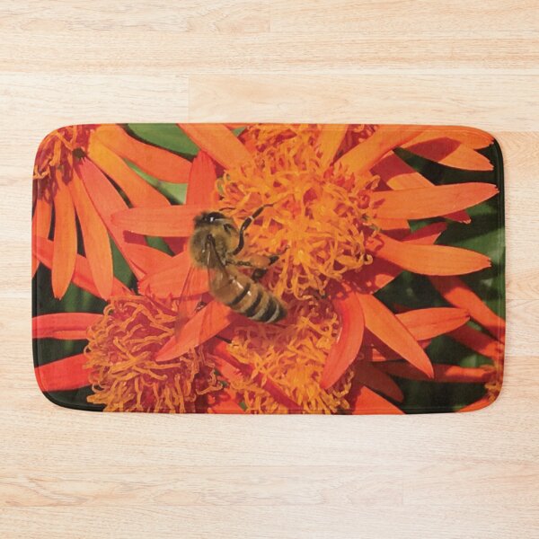 Item preview, Honey Bee Orange Flower | Mexican Fire Bush designed and sold by JDMHoney.