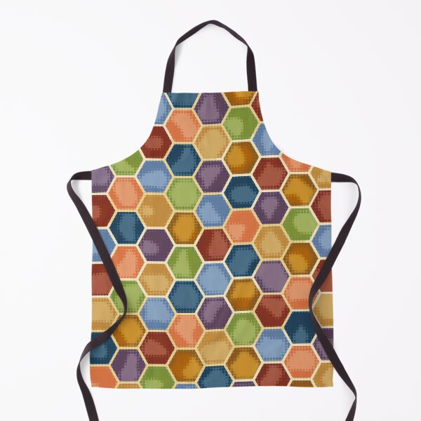 Item preview, Rainbow Honeycomb Pattern without Bees designed and sold by BeeFoxTree.