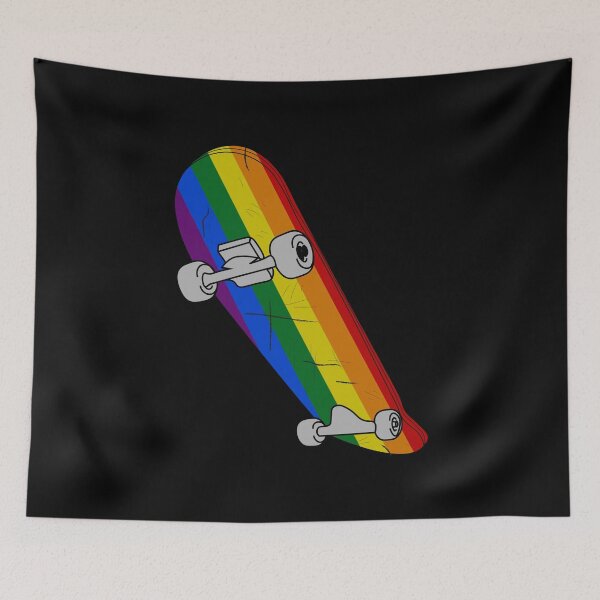 Item preview, Rainbow Skateboard designed and sold by AnnbleBee.