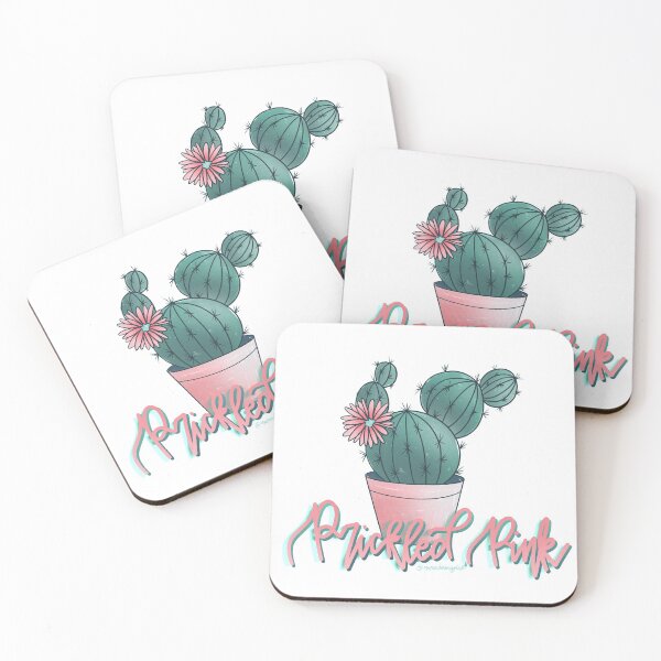 Item preview, Prickled Pink Cactus designed and sold by awanderingpine.